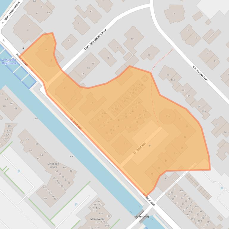 Kaart van postcodegebied 9641HA.