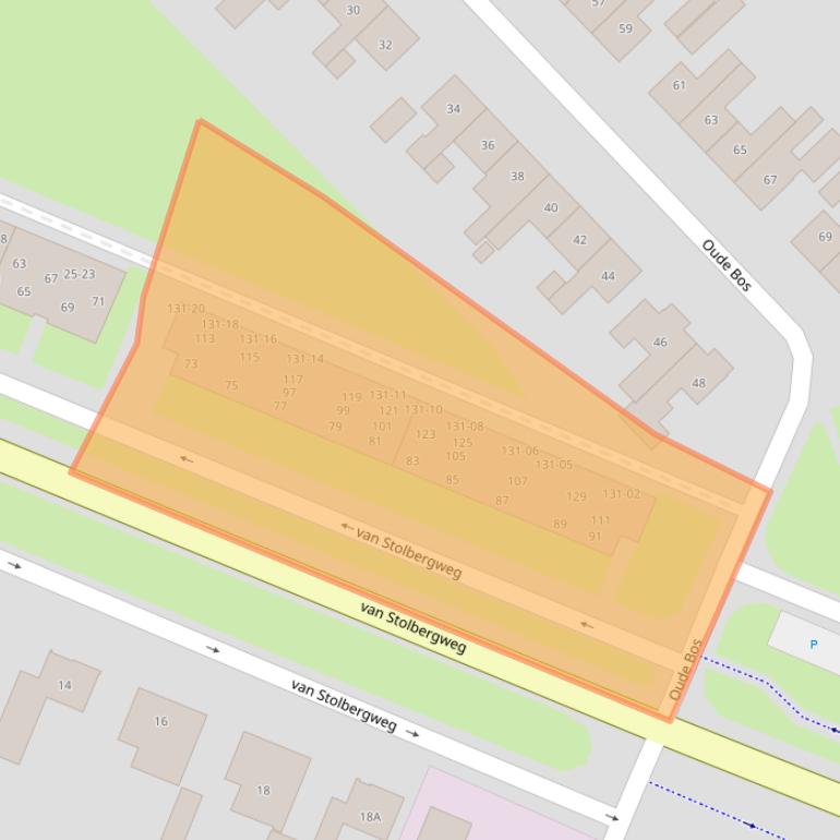 Kaart van postcodegebied 9641HH.