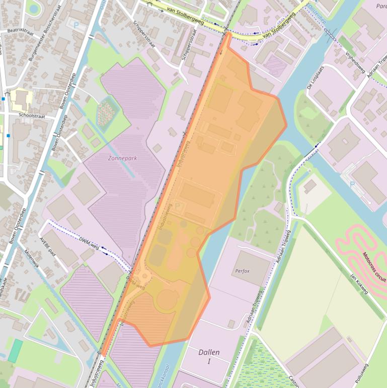 Kaart van postcodegebied 9641HM.