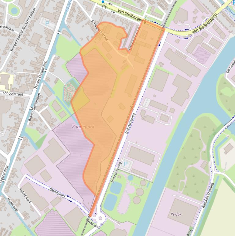 Kaart van postcodegebied 9641HV.