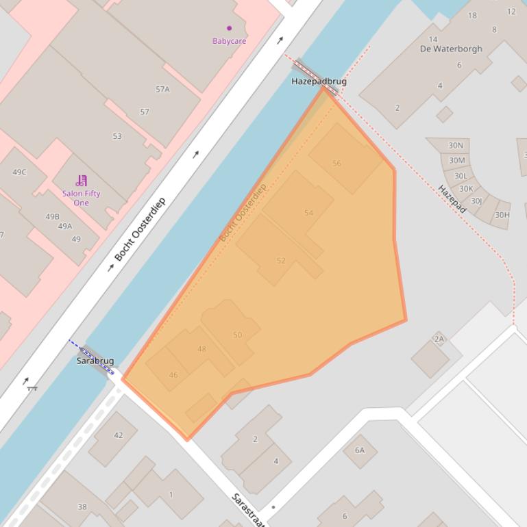 Kaart van postcodegebied 9641JL.