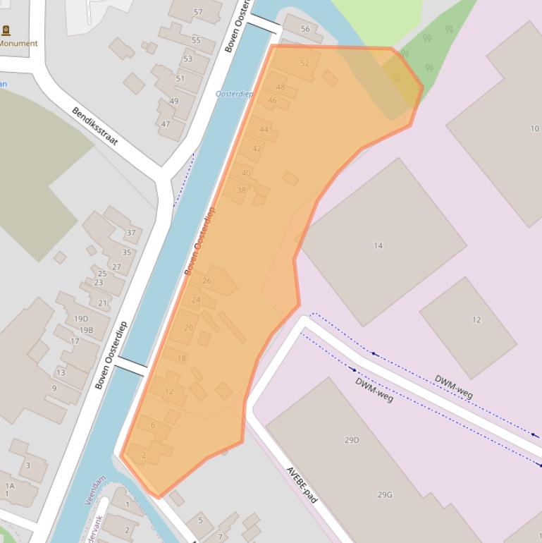 Kaart van postcodegebied 9641JS.