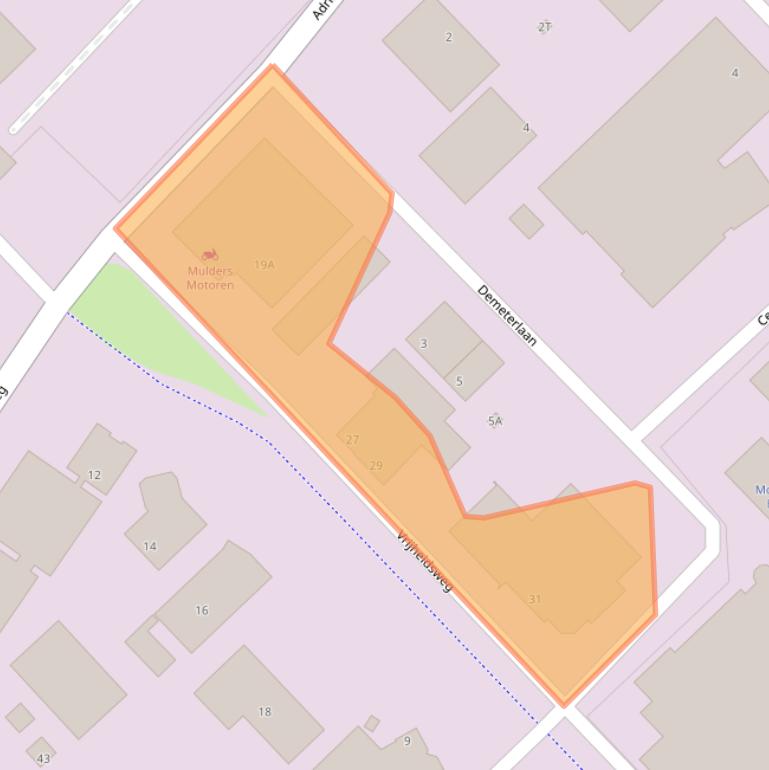 Kaart van postcodegebied 9641KP.