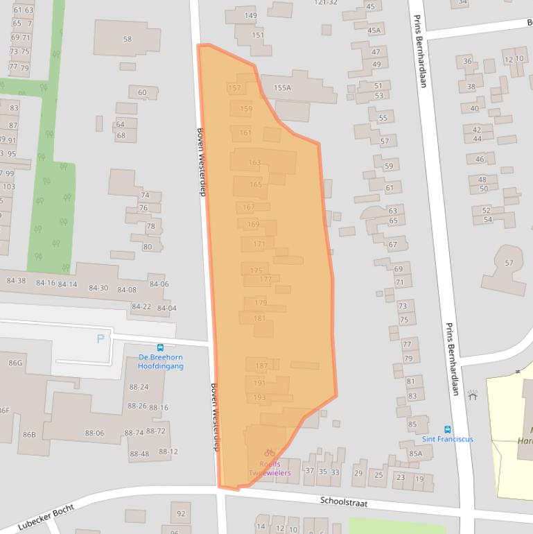 Kaart van postcodegebied 9641LE.