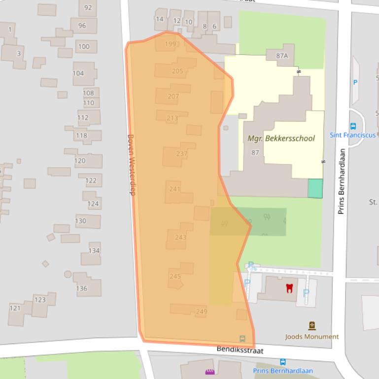 Kaart van postcodegebied 9641LG.