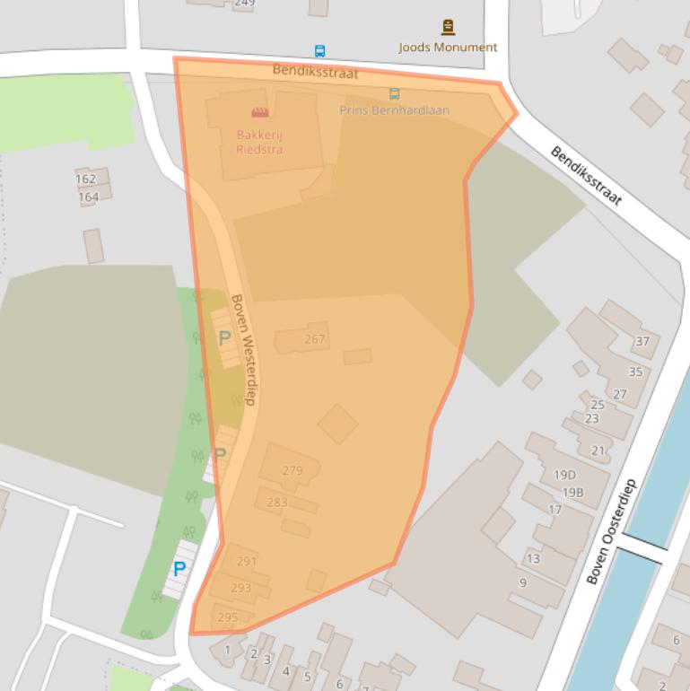 Kaart van postcodegebied 9641LH.