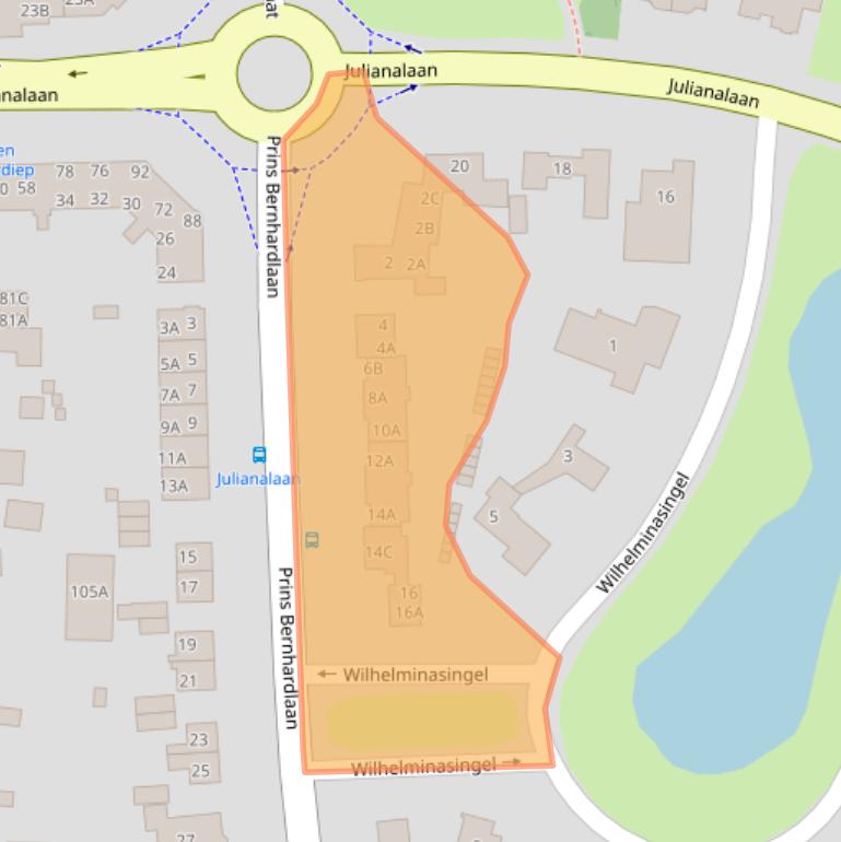 Kaart van postcodegebied 9641LV.