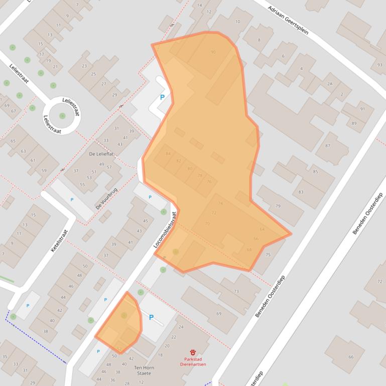 Kaart van postcodegebied 9641MC.