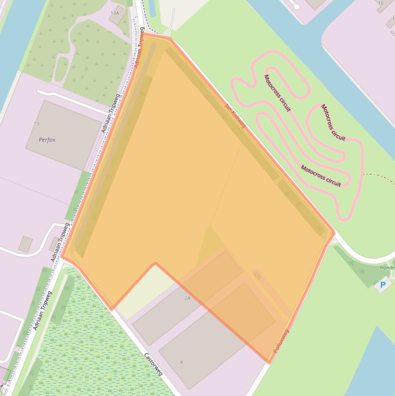 Kaart van postcodegebied 9641MS.