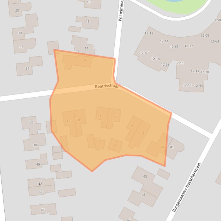 Kaart van postcodegebied 9641NC.