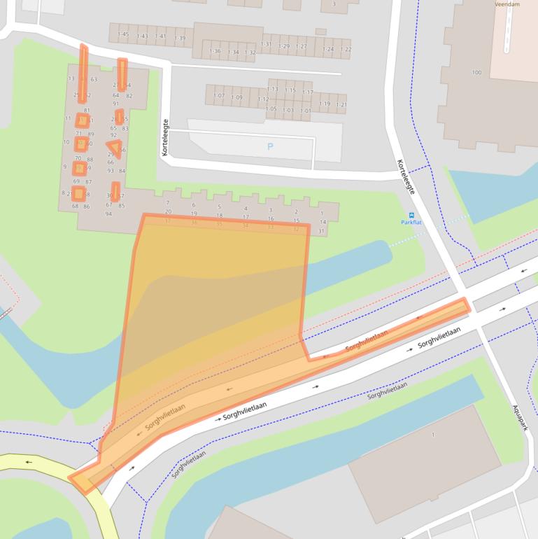 Kaart van postcodegebied 9641PC.