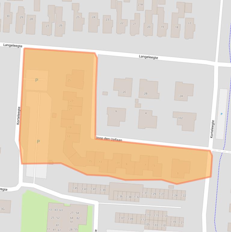 Kaart van postcodegebied 9641PG.