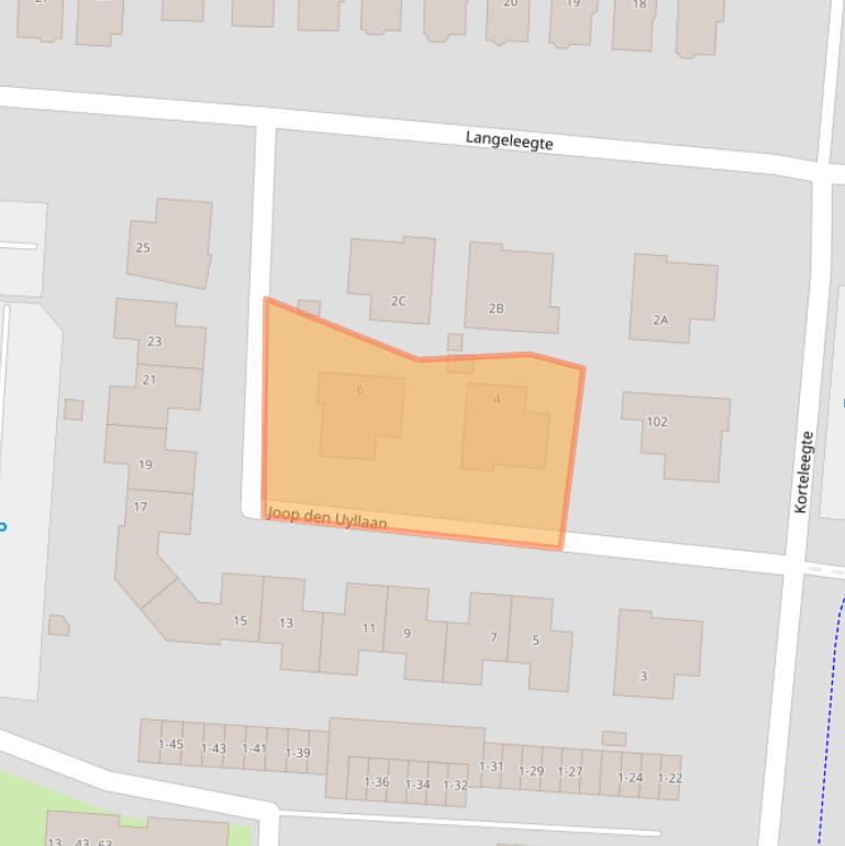 Kaart van postcodegebied 9641PH.