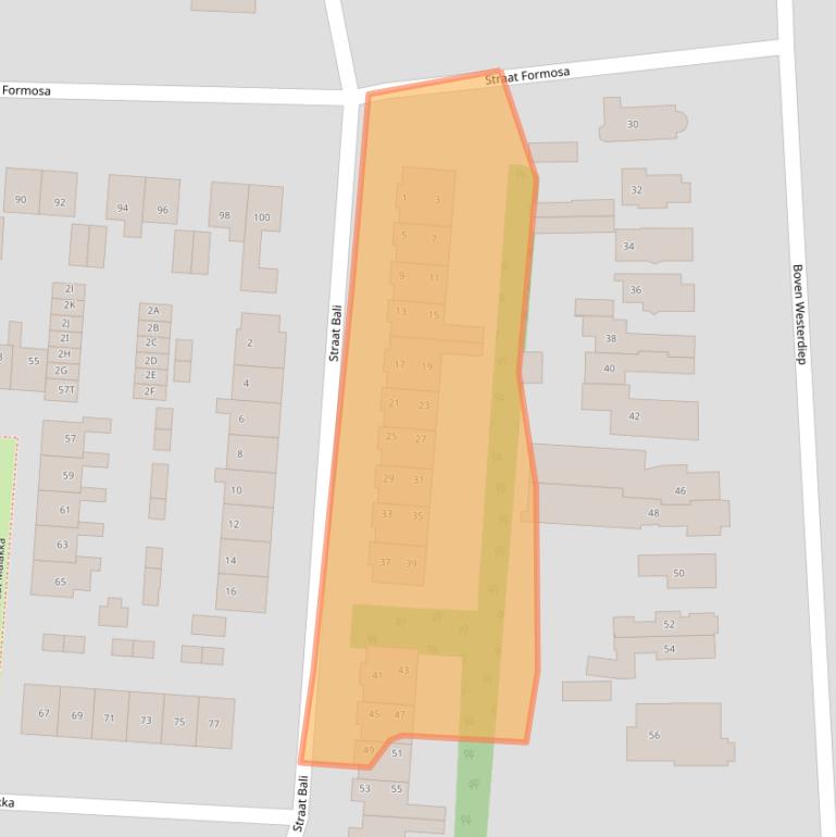 Kaart van postcodegebied 9642AG.