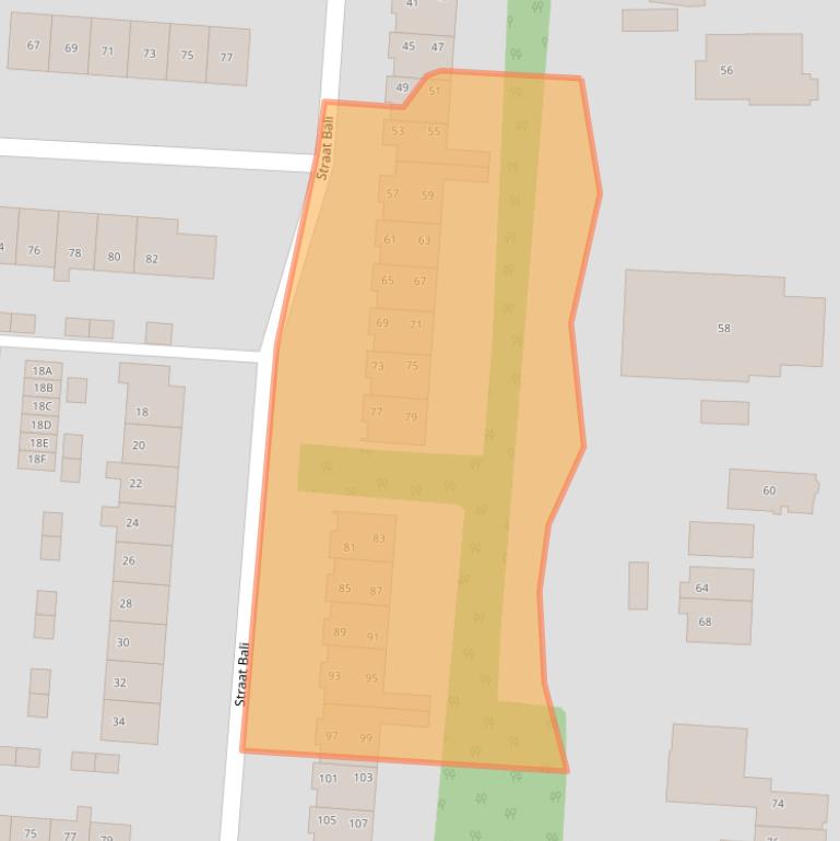 Kaart van postcodegebied 9642AH.