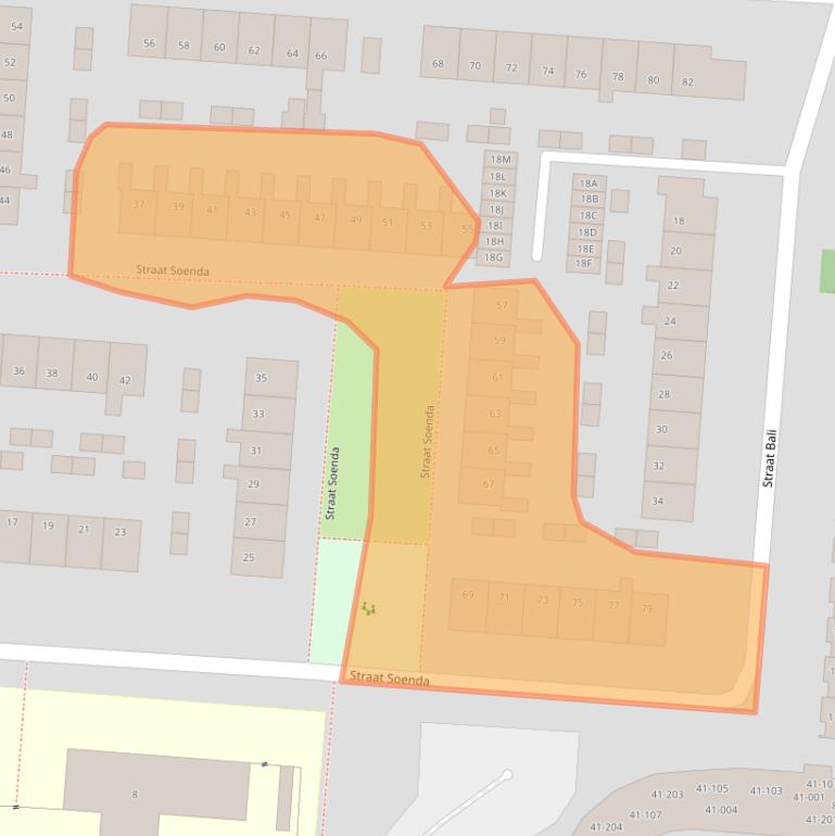 Kaart van postcodegebied 9642AM.