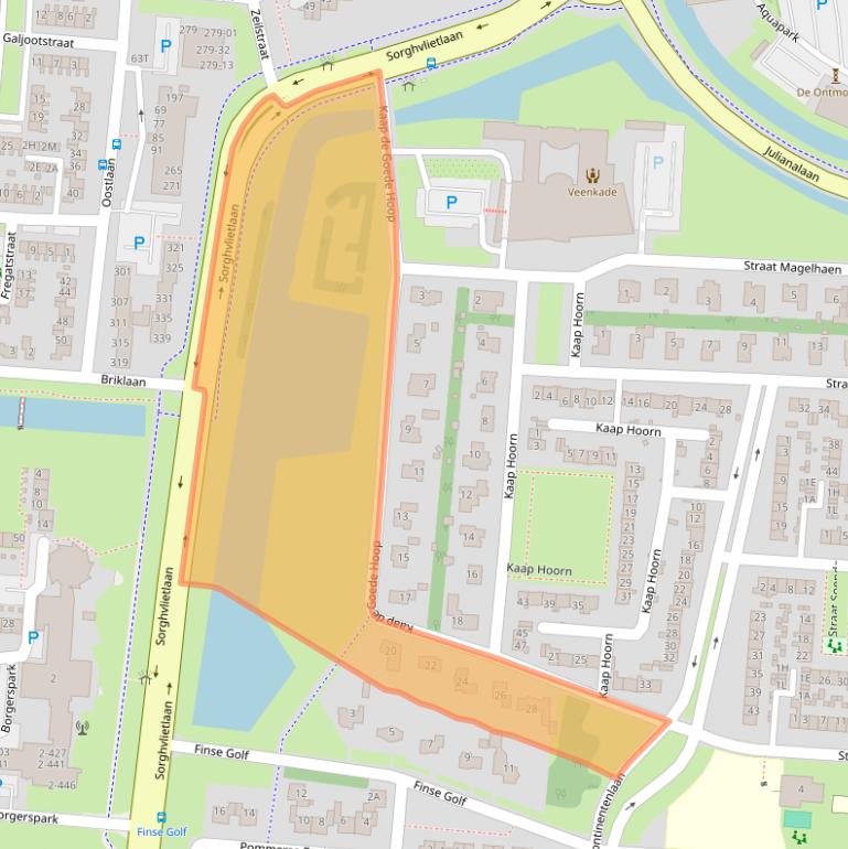 Kaart van postcodegebied 9642AV.
