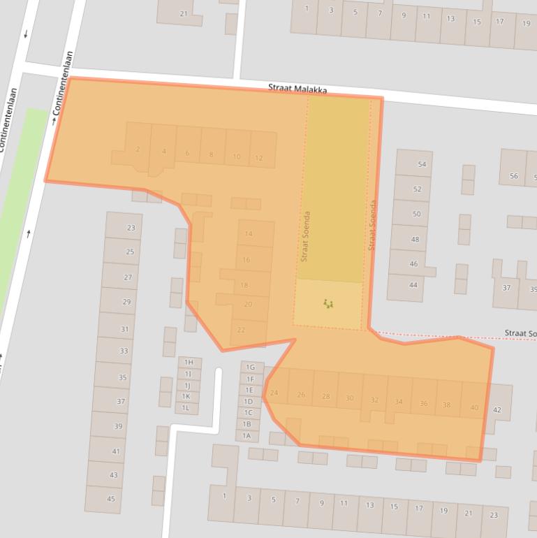 Kaart van postcodegebied 9642BM.