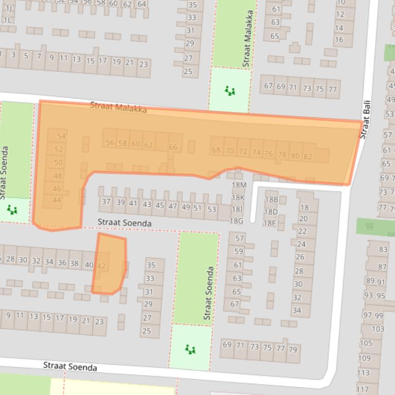 Kaart van postcodegebied 9642BN.