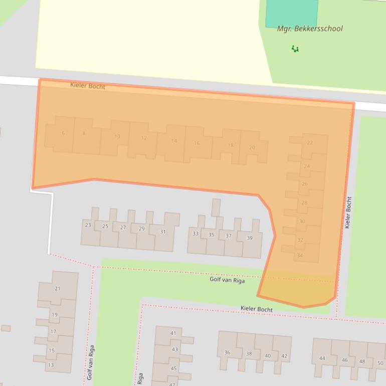 Kaart van postcodegebied 9642CB.