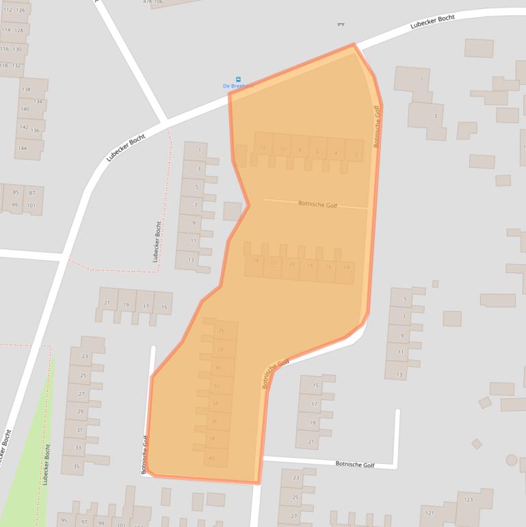 Kaart van postcodegebied 9642CS.