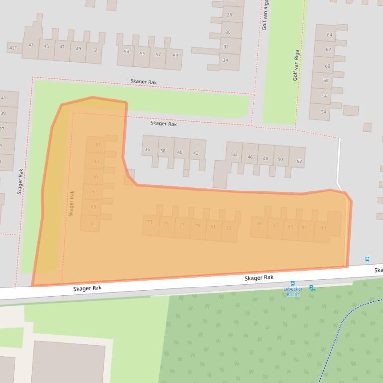 Kaart van postcodegebied 9642CW.