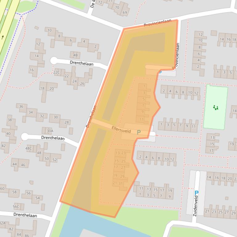 Kaart van postcodegebied 9642GA.