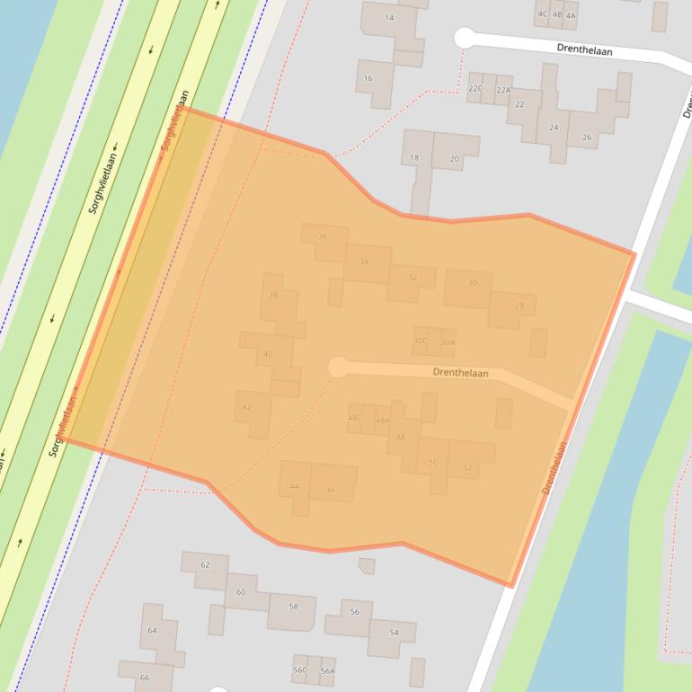 Kaart van postcodegebied 9642GC.