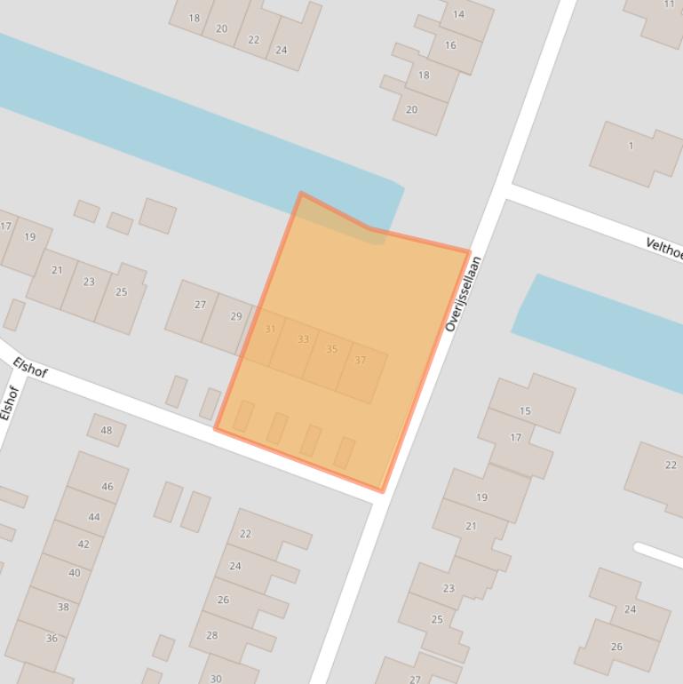 Kaart van postcodegebied 9642HL.