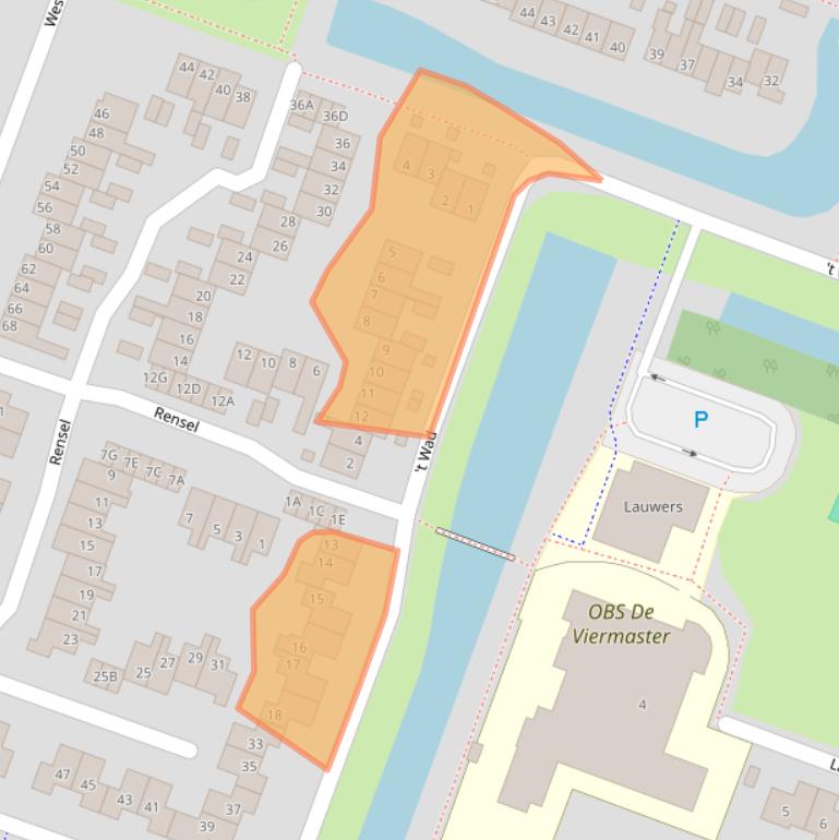 Kaart van postcodegebied 9642JP.