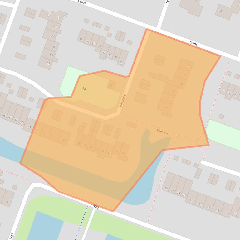 Kaart van postcodegebied 9642KH.