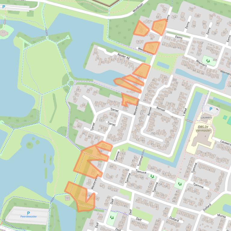 Kaart van postcodegebied 9642KP.