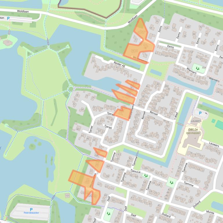 Kaart van postcodegebied 9642KS.