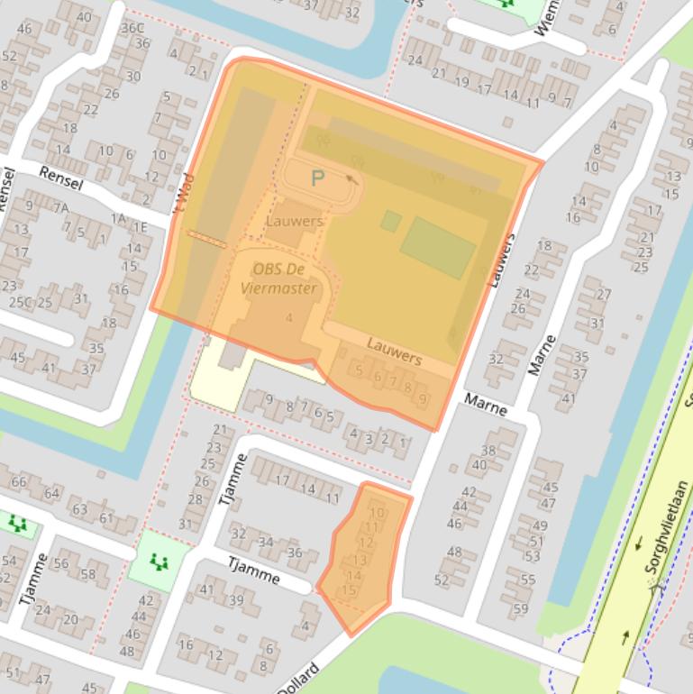 Kaart van postcodegebied 9642KX.