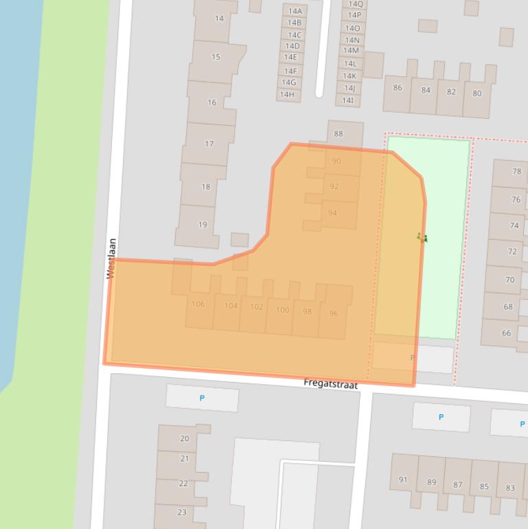 Kaart van postcodegebied 9642LE.