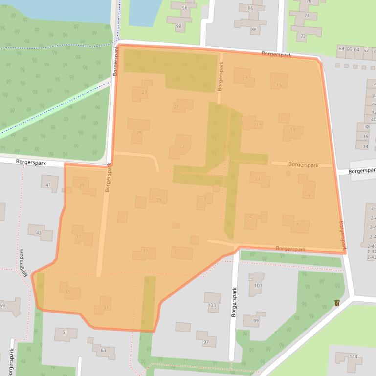 Kaart van postcodegebied 9642LK.