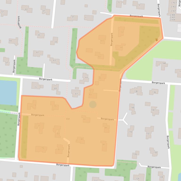 Kaart van postcodegebied 9642LM.