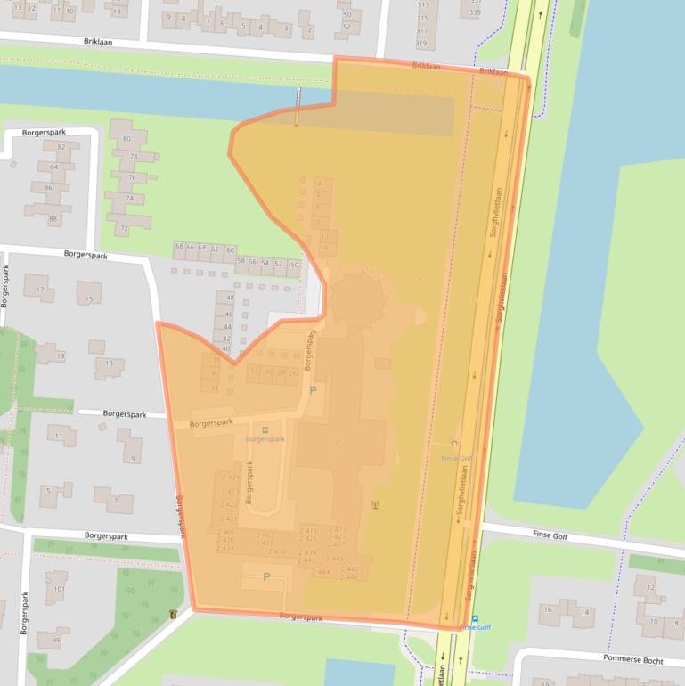 Kaart van postcodegebied 9642LN.