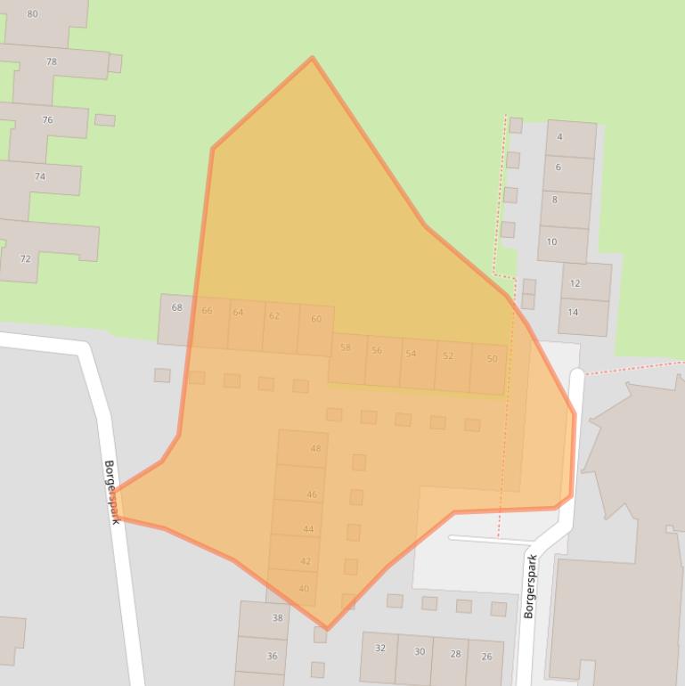 Kaart van postcodegebied 9642LP.