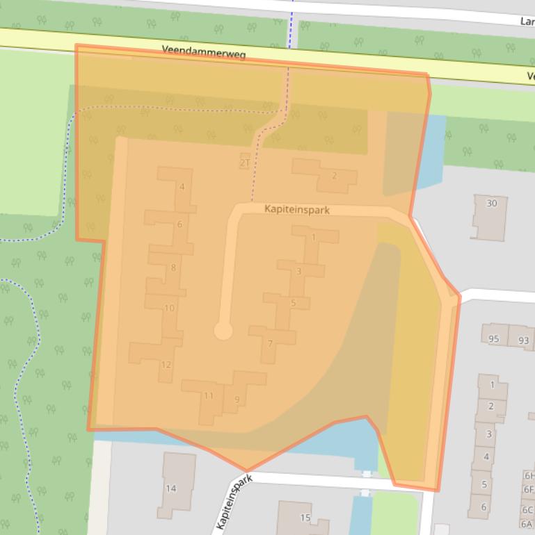 Kaart van postcodegebied 9642NA.