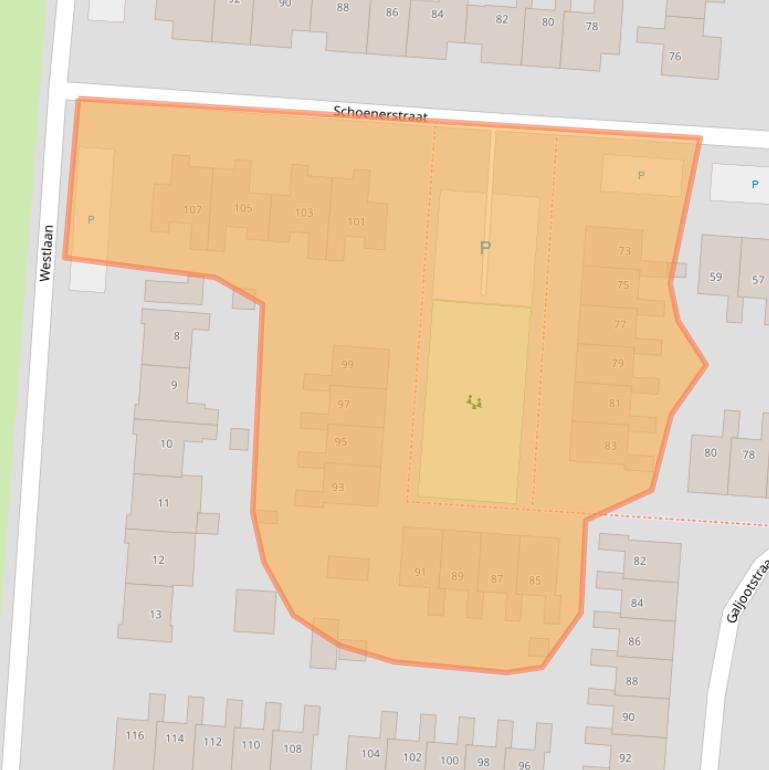 Kaart van postcodegebied 9642NH.