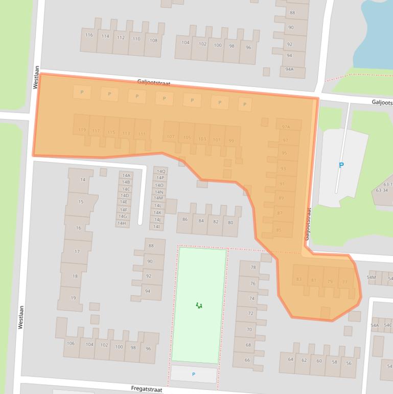 Kaart van postcodegebied 9642NP.