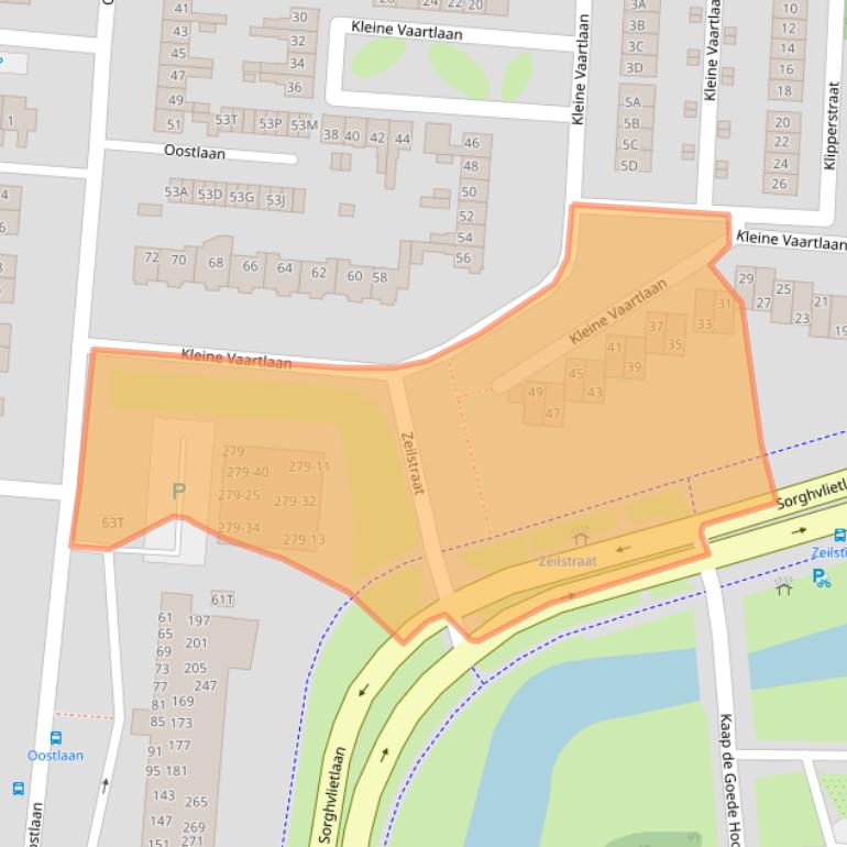 Kaart van postcodegebied 9642PG.