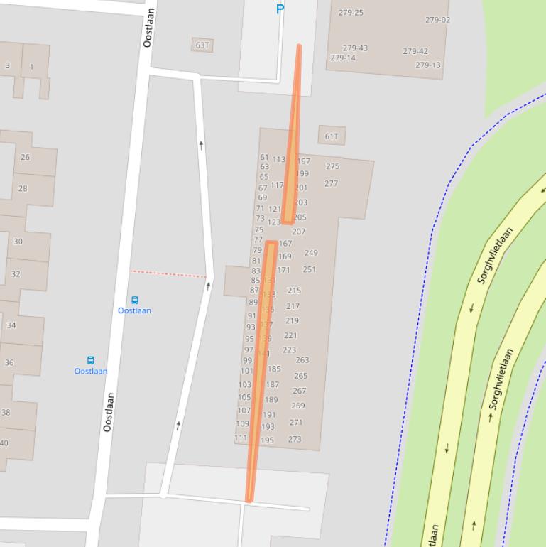 Kaart van postcodegebied 9642PN.