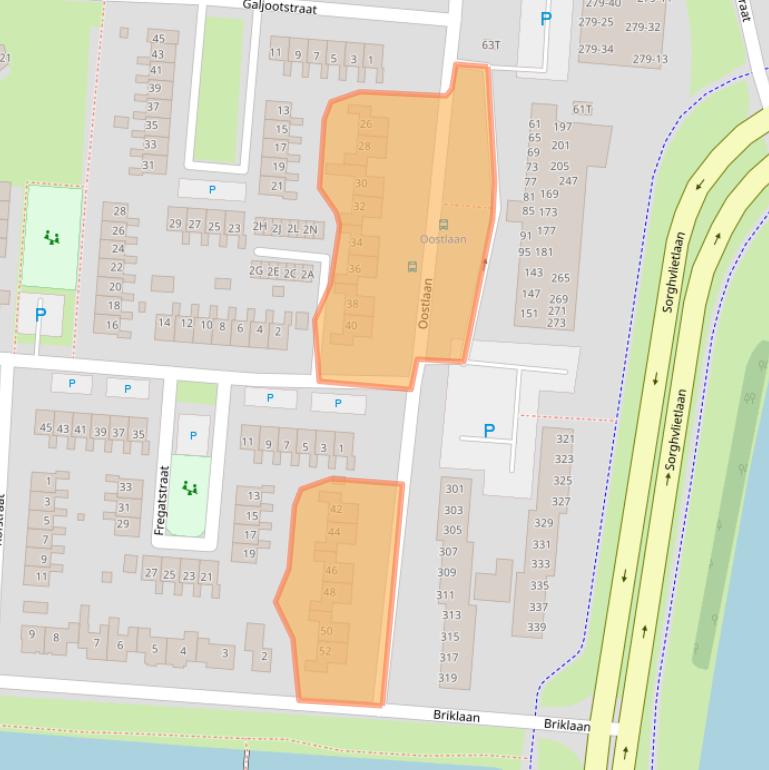 Kaart van postcodegebied 9642PV.