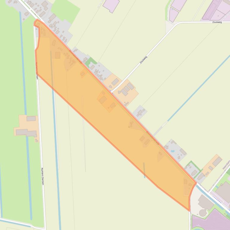 Kaart van postcodegebied 9644TR.