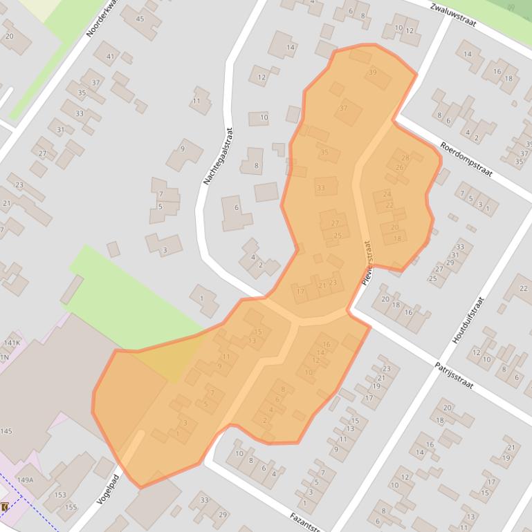 Kaart van postcodegebied 9644VR.