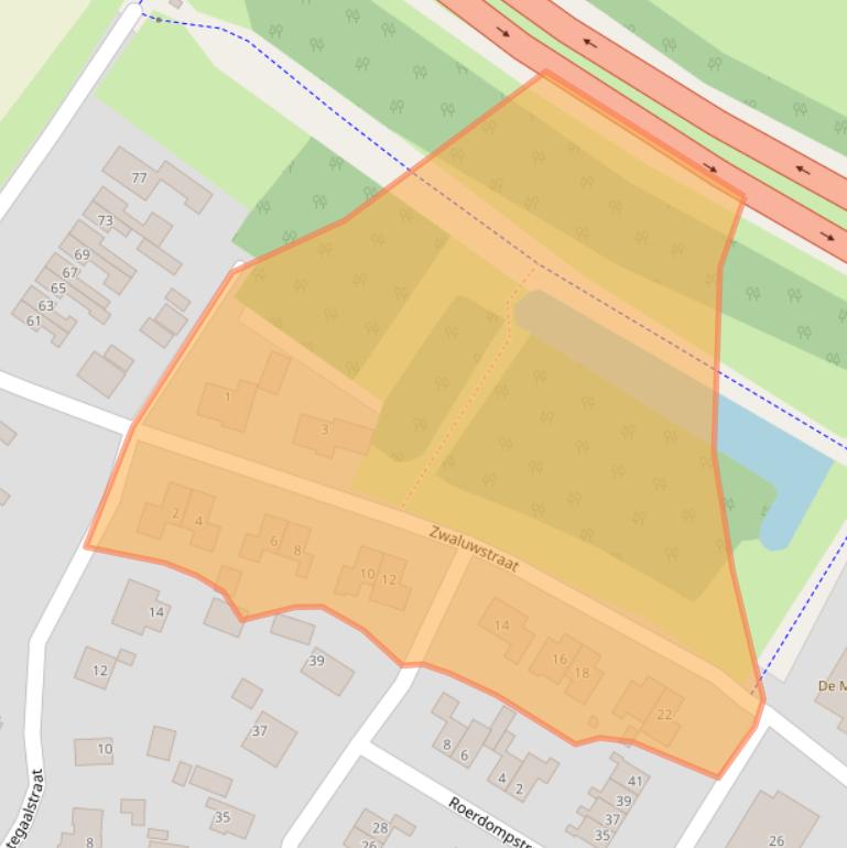 Kaart van postcodegebied 9644VV.