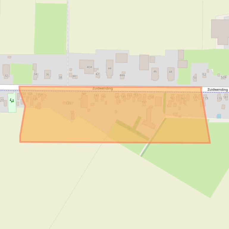 Kaart van postcodegebied 9644XD.