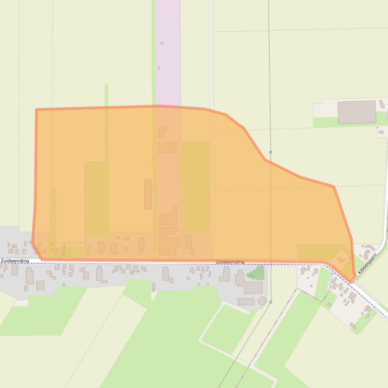 Kaart van postcodegebied 9644XN.